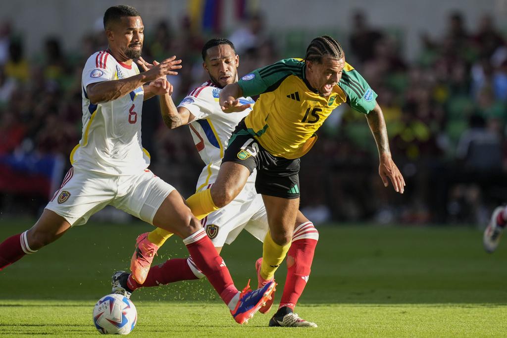 委內瑞拉3:0贏牙買加。(美聯社)