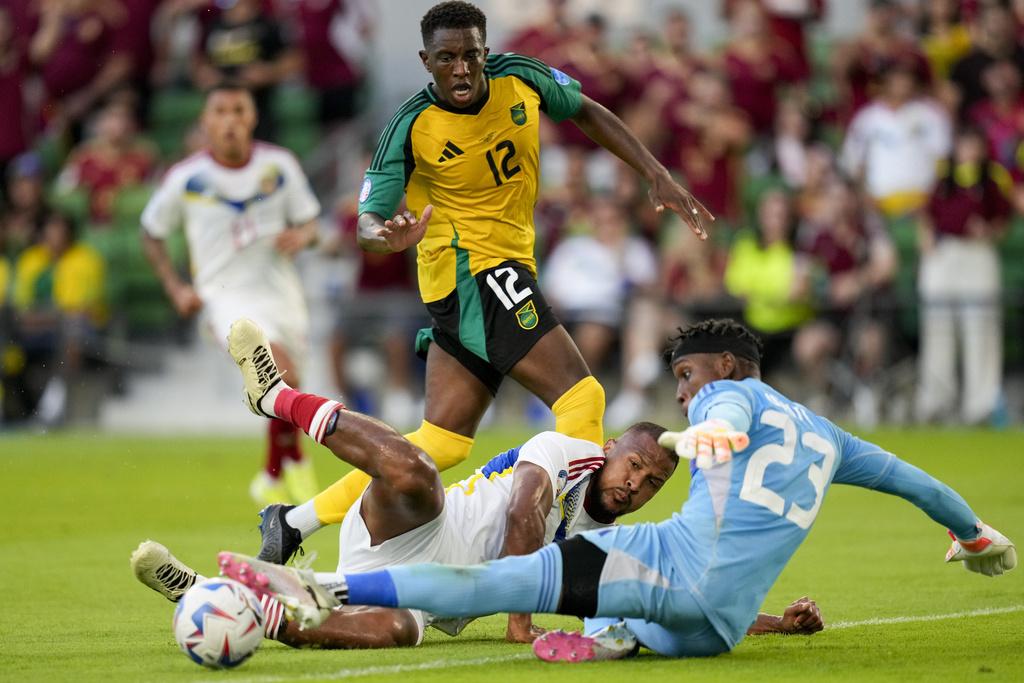 委內瑞拉3:0贏牙買加。(美聯社)