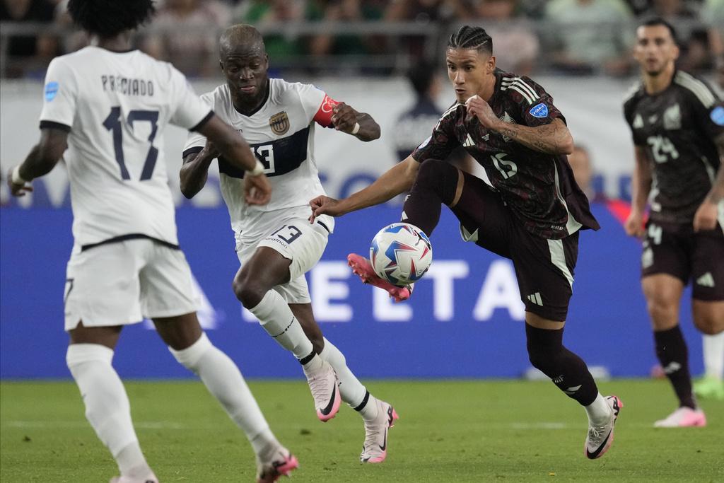 墨西哥0:0賽和厄瓜多爾。(美聯社)