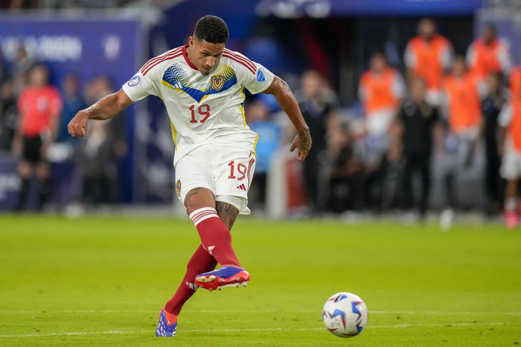 委內瑞拉3:0贏牙買加。(美聯社)