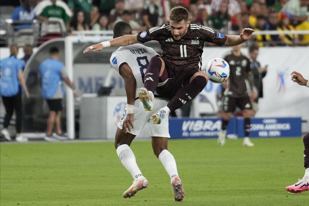 墨西哥0:0賽和厄瓜多爾。(美聯社)