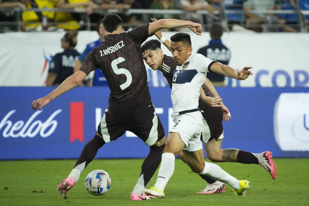 墨西哥0:0賽和厄瓜多爾。(美聯社)