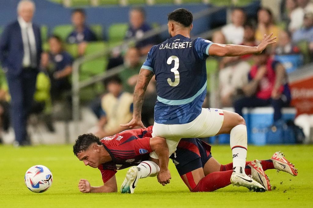 哥斯達黎加2:1贏巴拉圭。(美聯社)