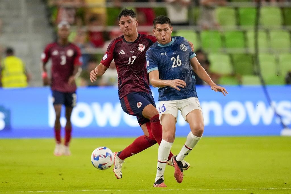 哥斯達黎加2:1贏巴拉圭。(美聯社)