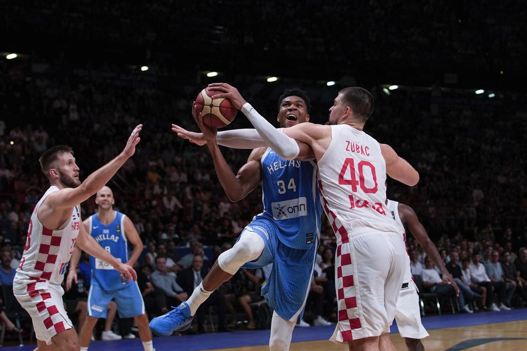 安迪杜甘普帶領希臘擊敗克羅地亞。(美聯社)