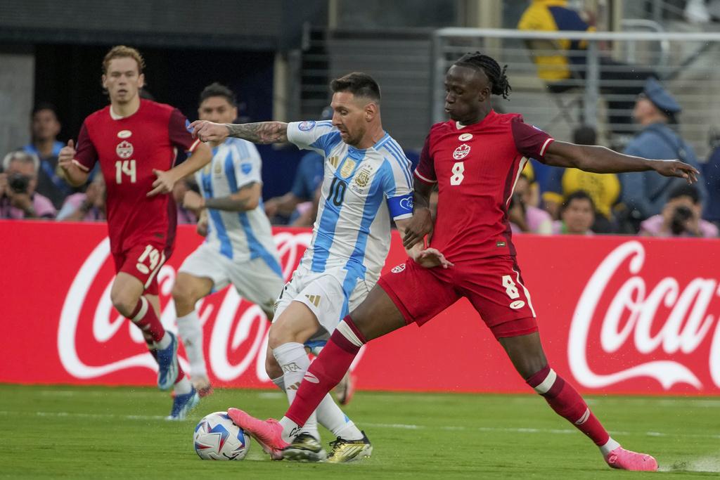 阿根廷2:0擊敗加拿大晉級決賽。(美聯社)