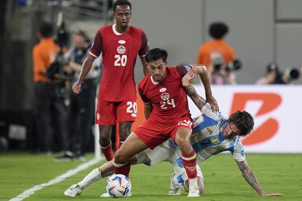 阿根廷2:0擊敗加拿大晉級決賽。(美聯社)