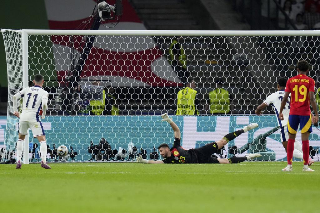 下半場戰情緊湊,一度打成1:1平手。(美聯社)