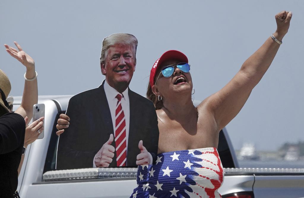 特朗普又指,受傷後感受到群眾的力量(美聯社)