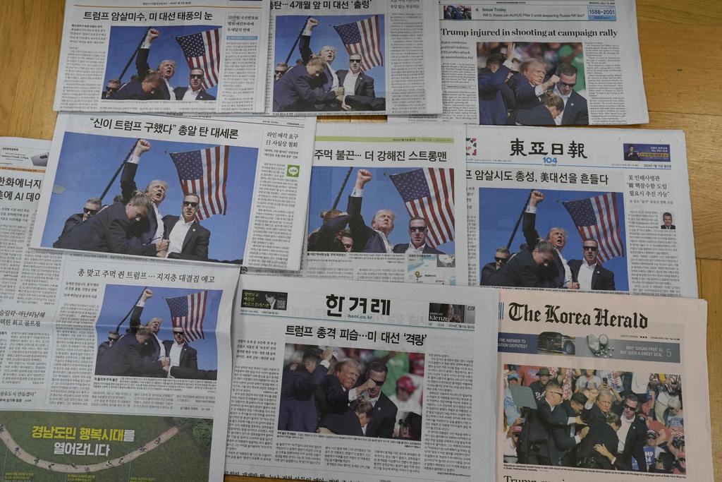 特朗普遇刺震驚國際,亦令各界質疑當日保安。(美聯社)