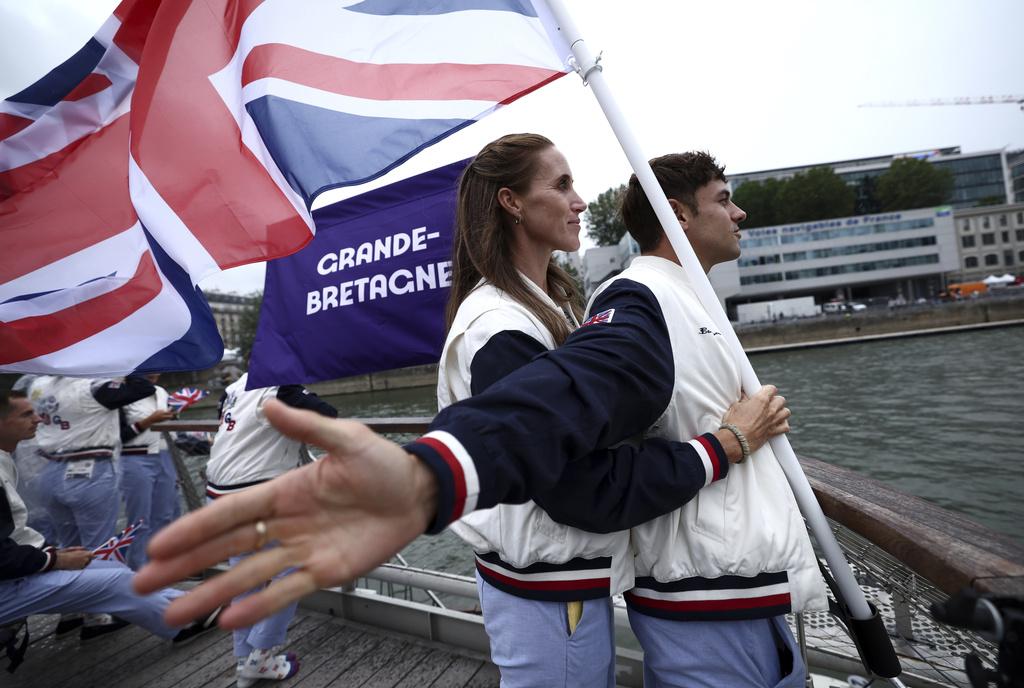 上屆奪金的戴利,今屆將五度出戰奧運,更成為英國持旗手。(美聯社)