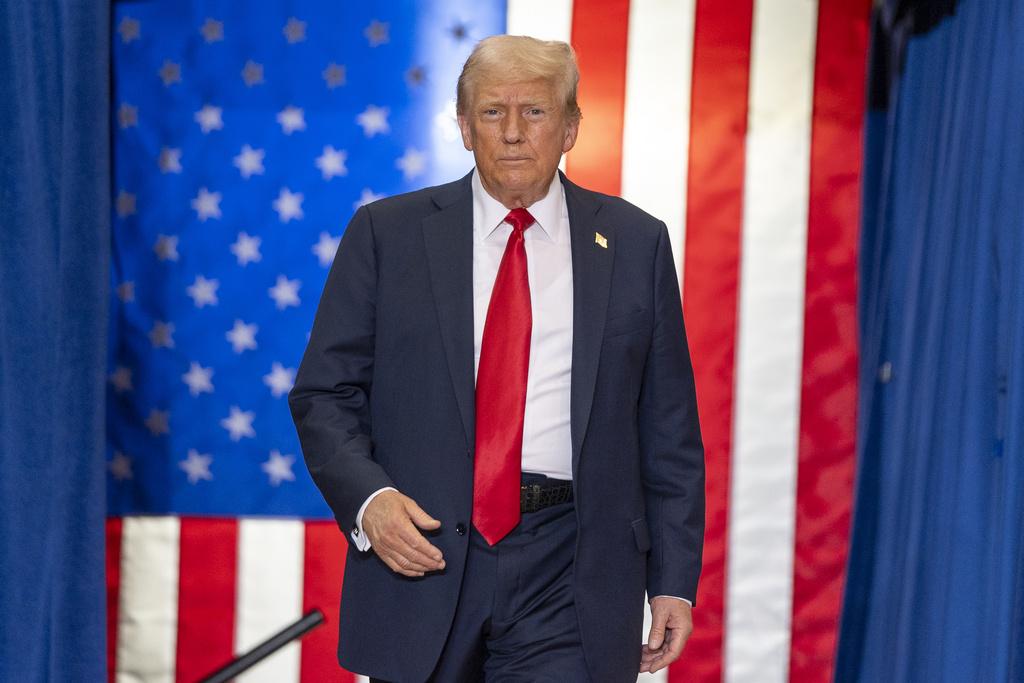 特朗普周六轉到明尼蘇達州拉票。(美聯社)