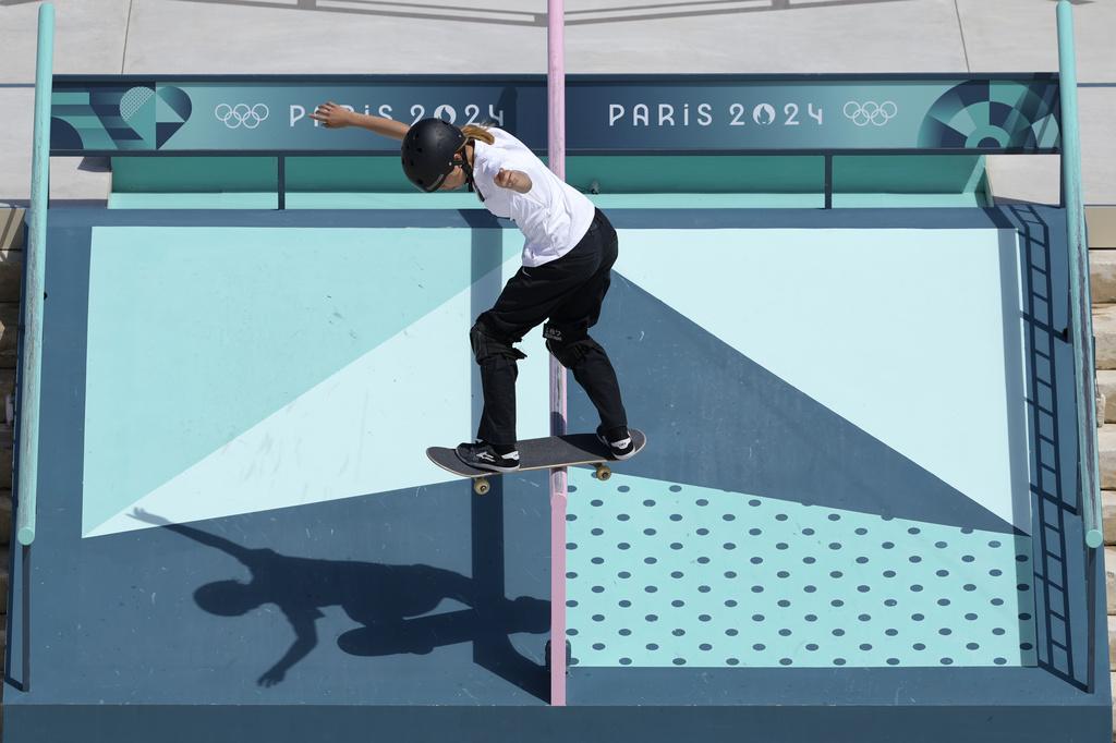 吉澤戀首次參加奧運。(美聯社)