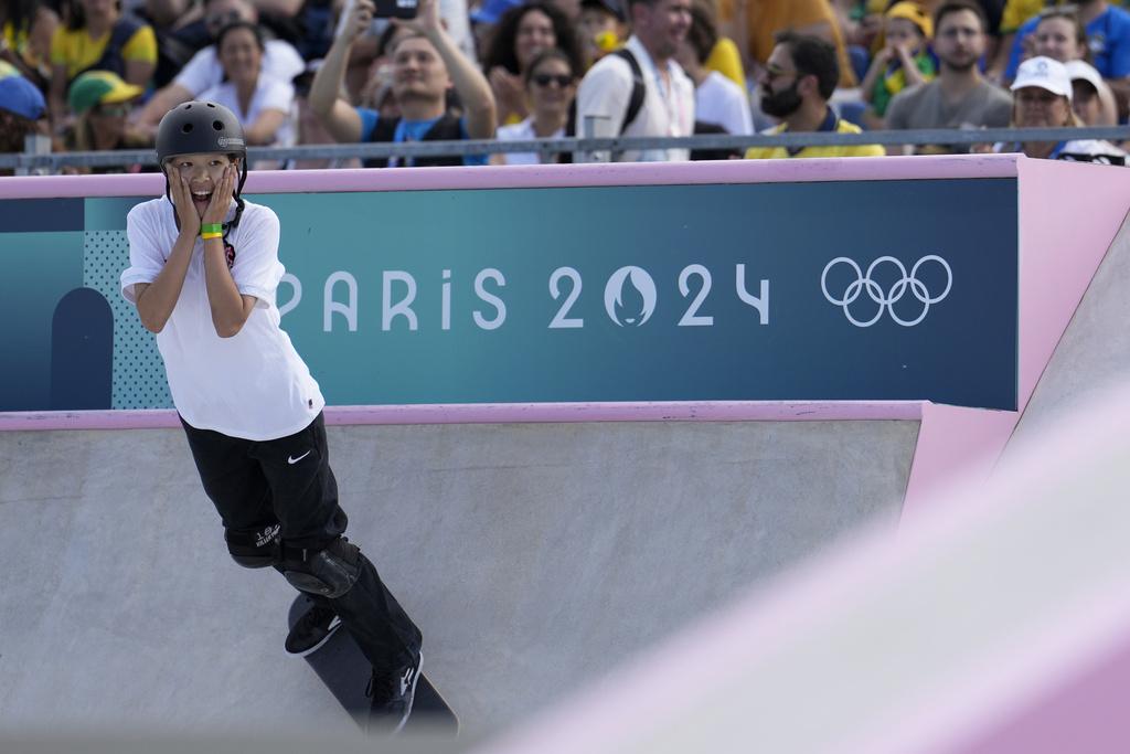 吉澤戀首次參加奧運。(美聯社)