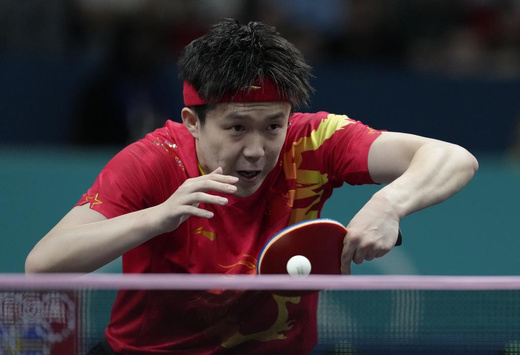 王楚欽轉戰男單32強爆大冷不敵瑞典球手出局 (美聯社)