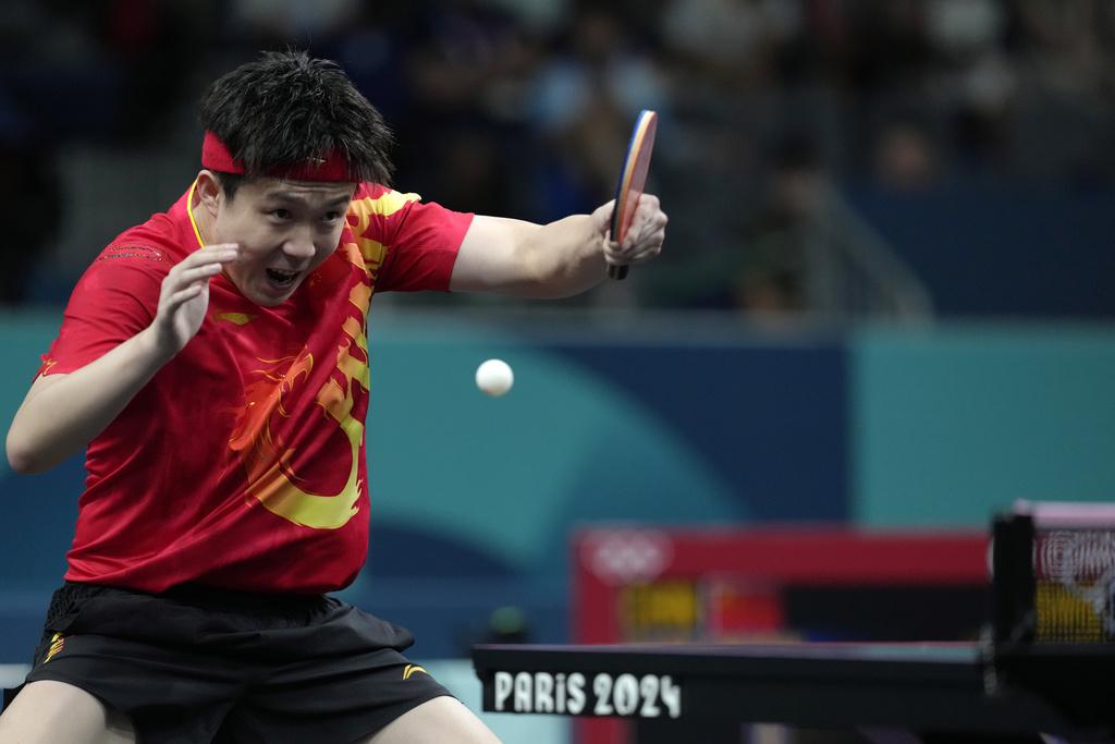 王楚欽轉戰男單32強爆大冷不敵瑞典球手出局 (美聯社)