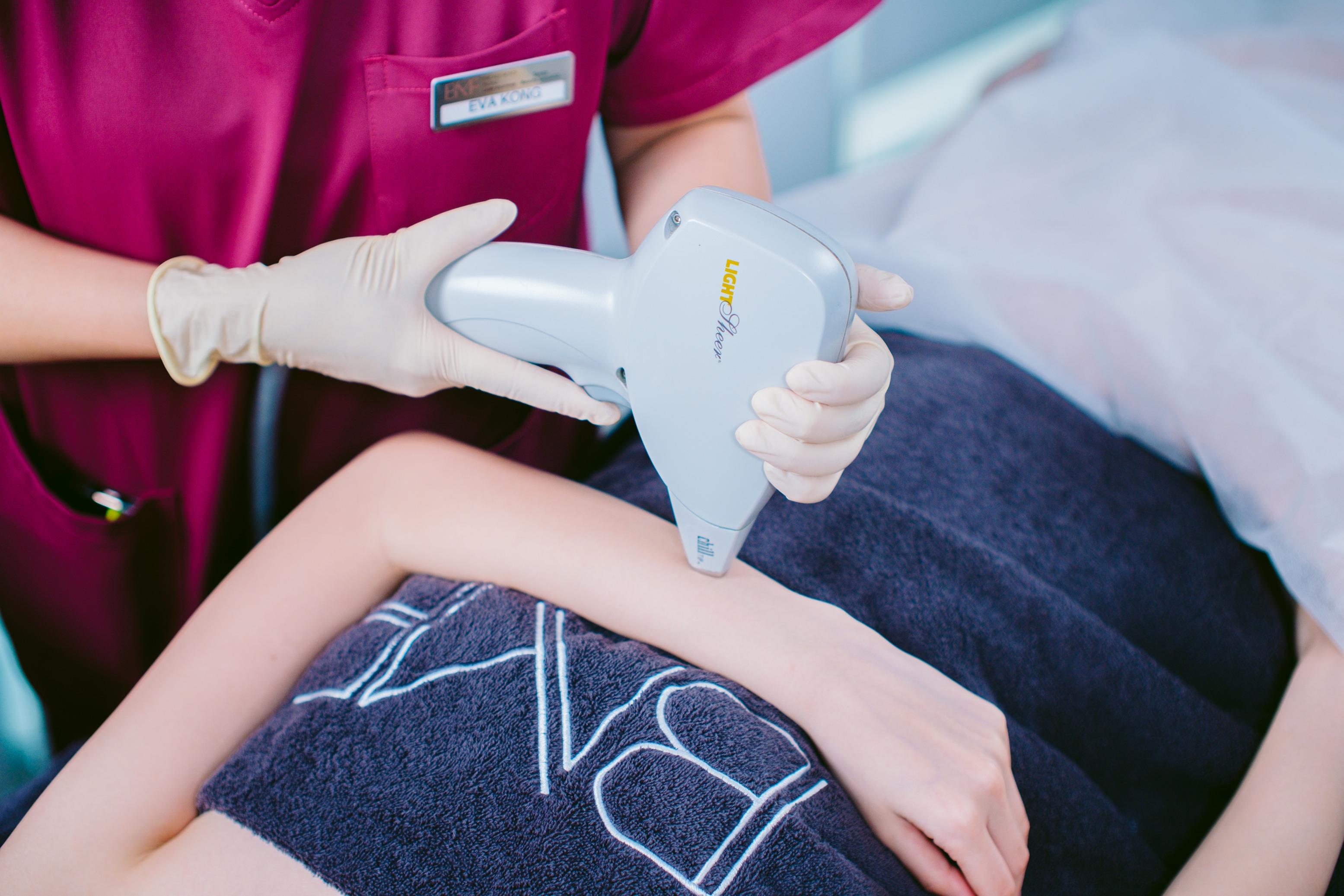 BMF的王牌「激光脫毛療程」採用為東方亞洲人膚色而設的儀器