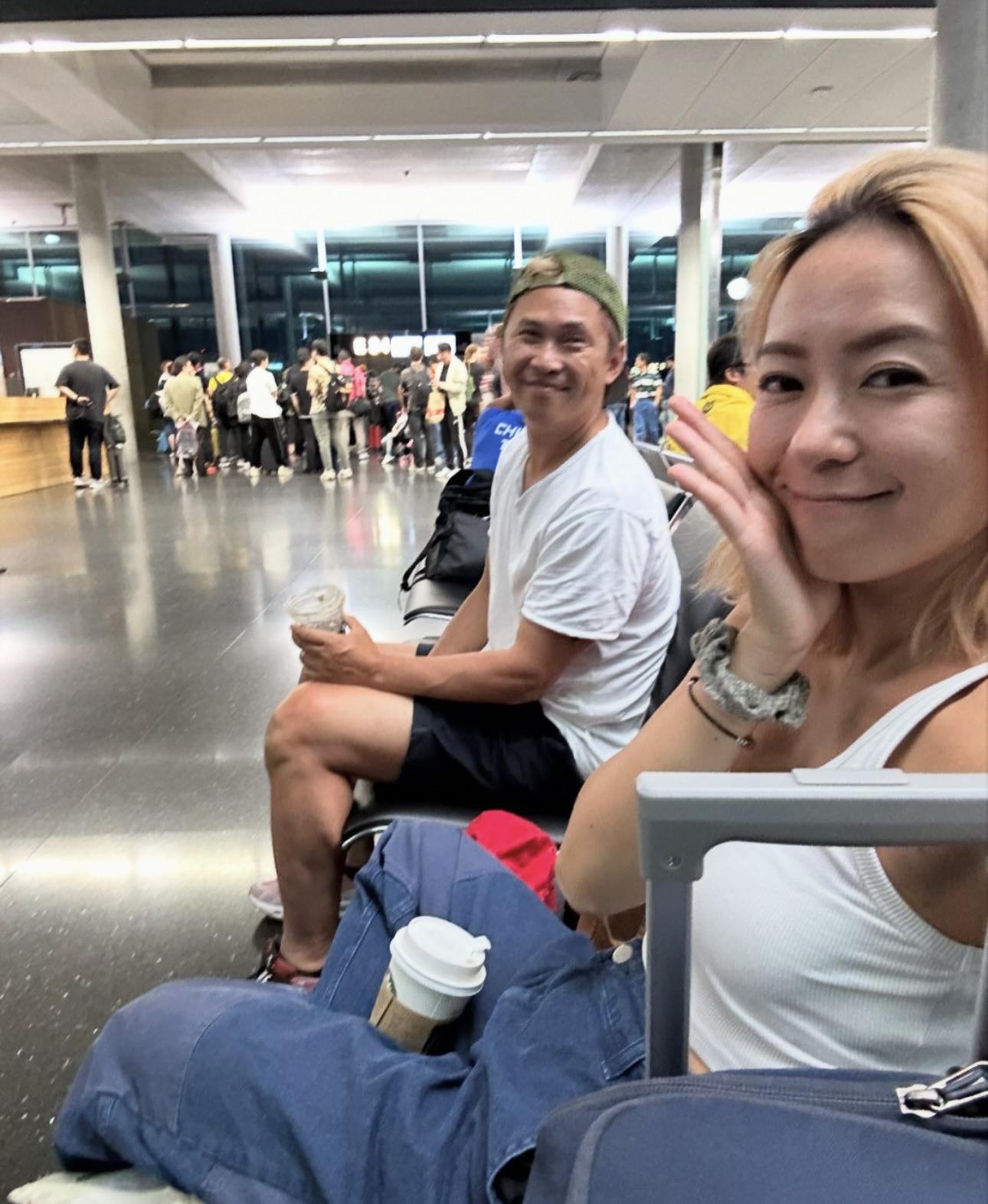 梁芷珮表示最後沒有take航空公司的offer。