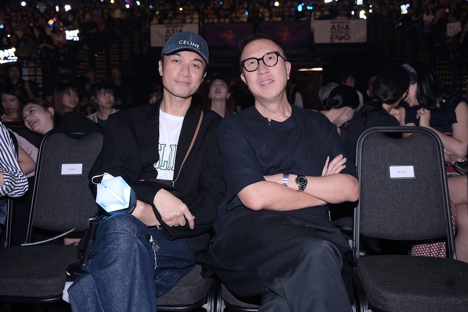 古巨基、莊文強到場支持。