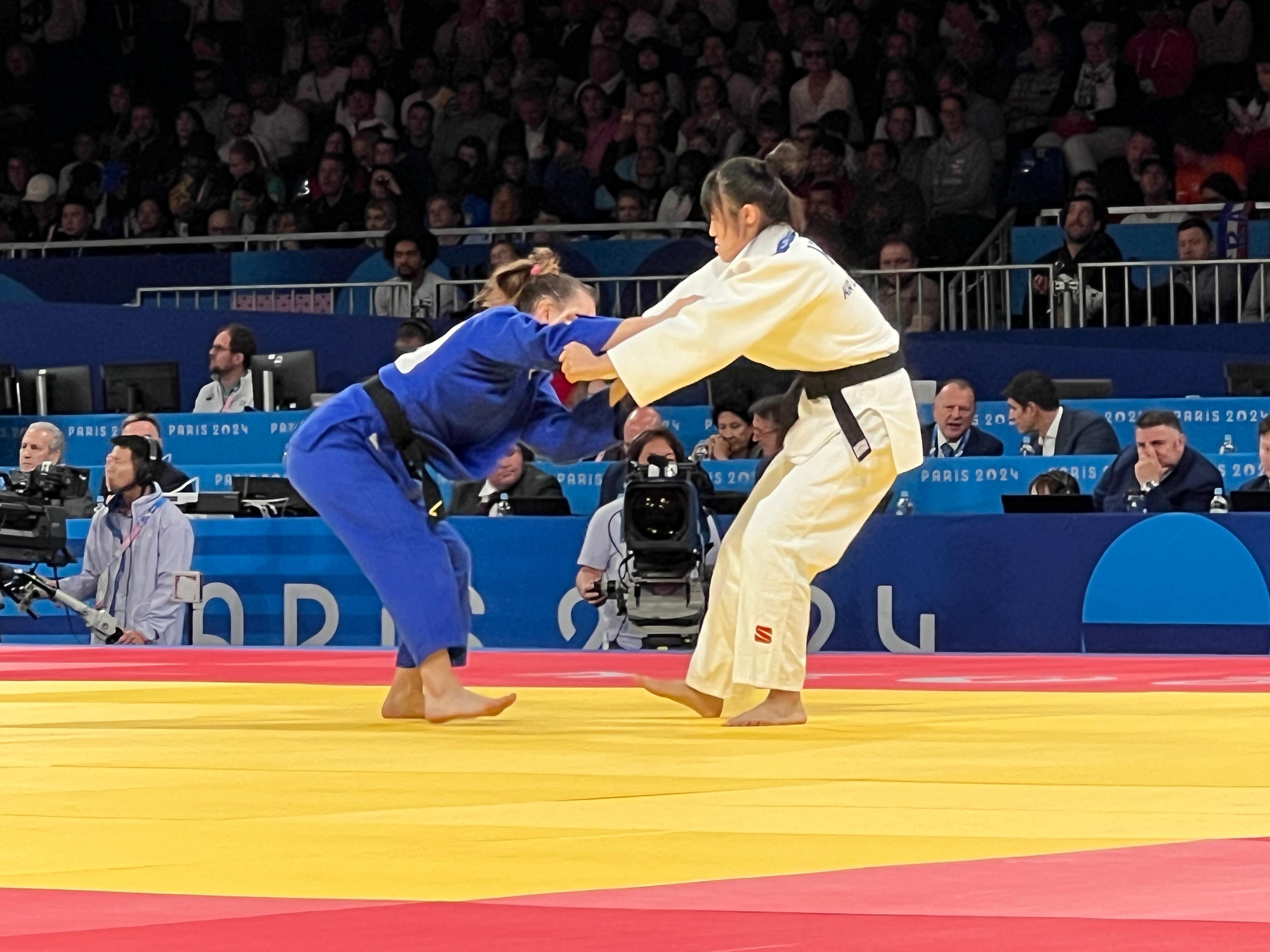 香港柔道代表王嘉莉。(相片由港協暨奧委會提供)