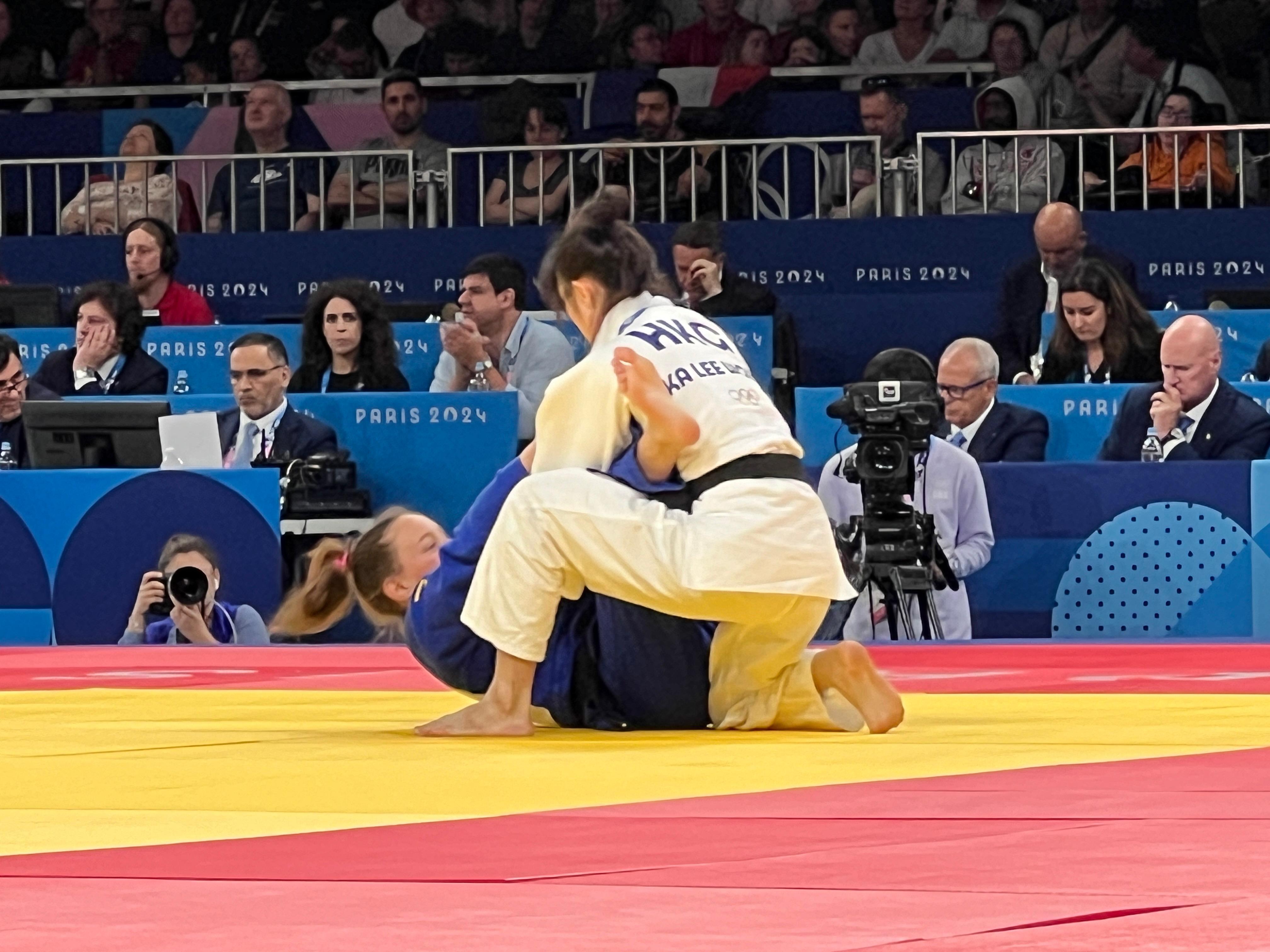 香港柔道代表王嘉莉。(相片由港協暨奧委會提供)