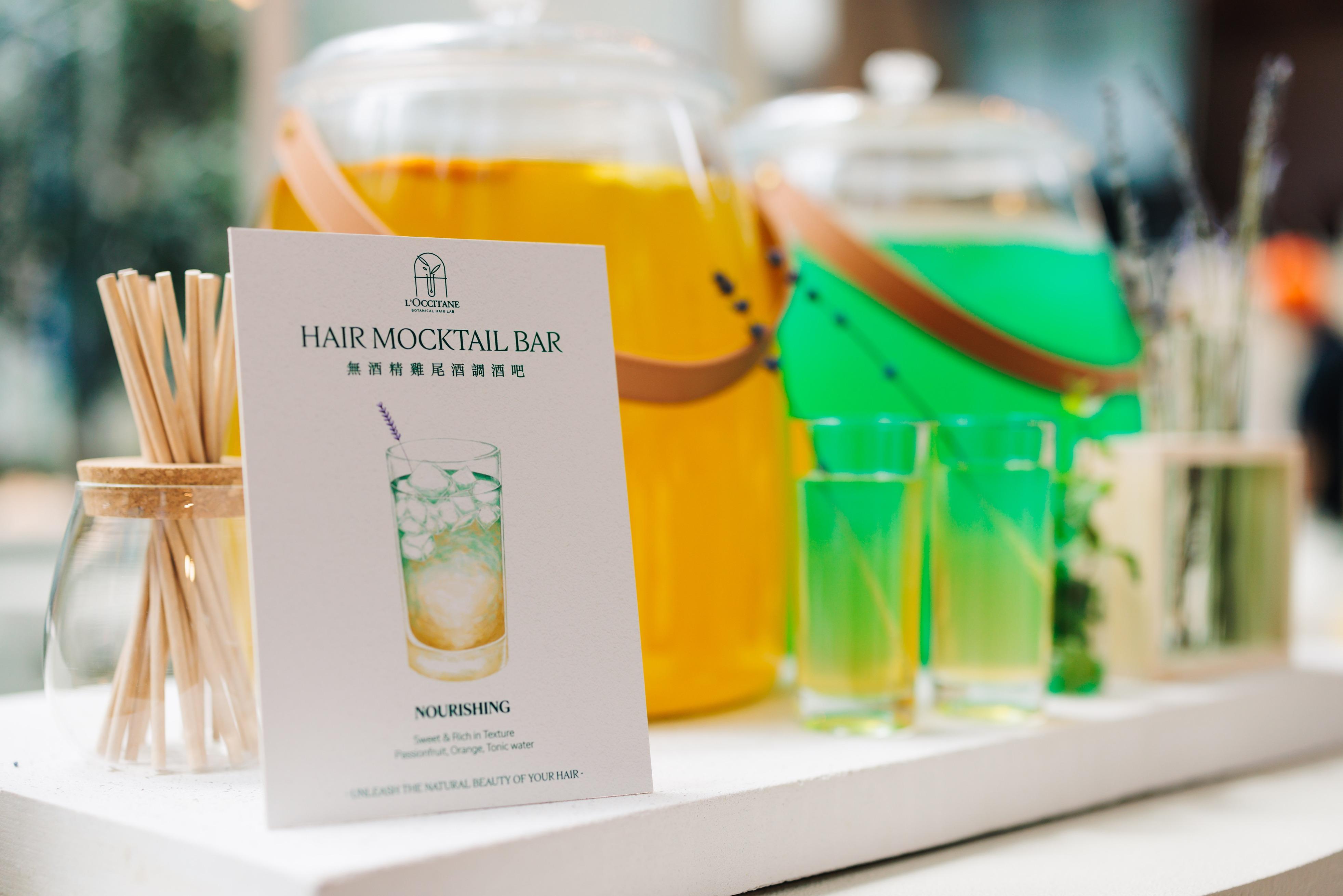 在Botanical Mocktail Bar品嚐由專人調配的無酒精特調飲品。