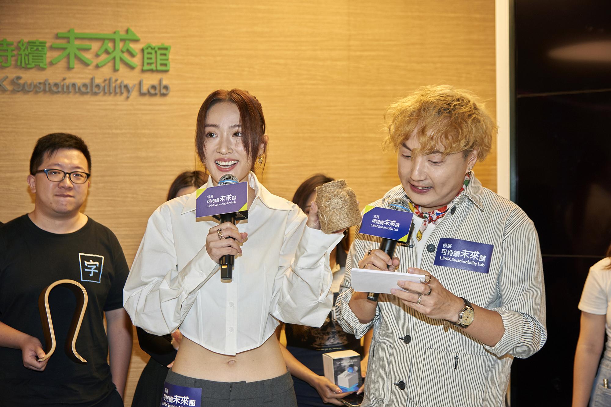 吳海昕分享環保心得。