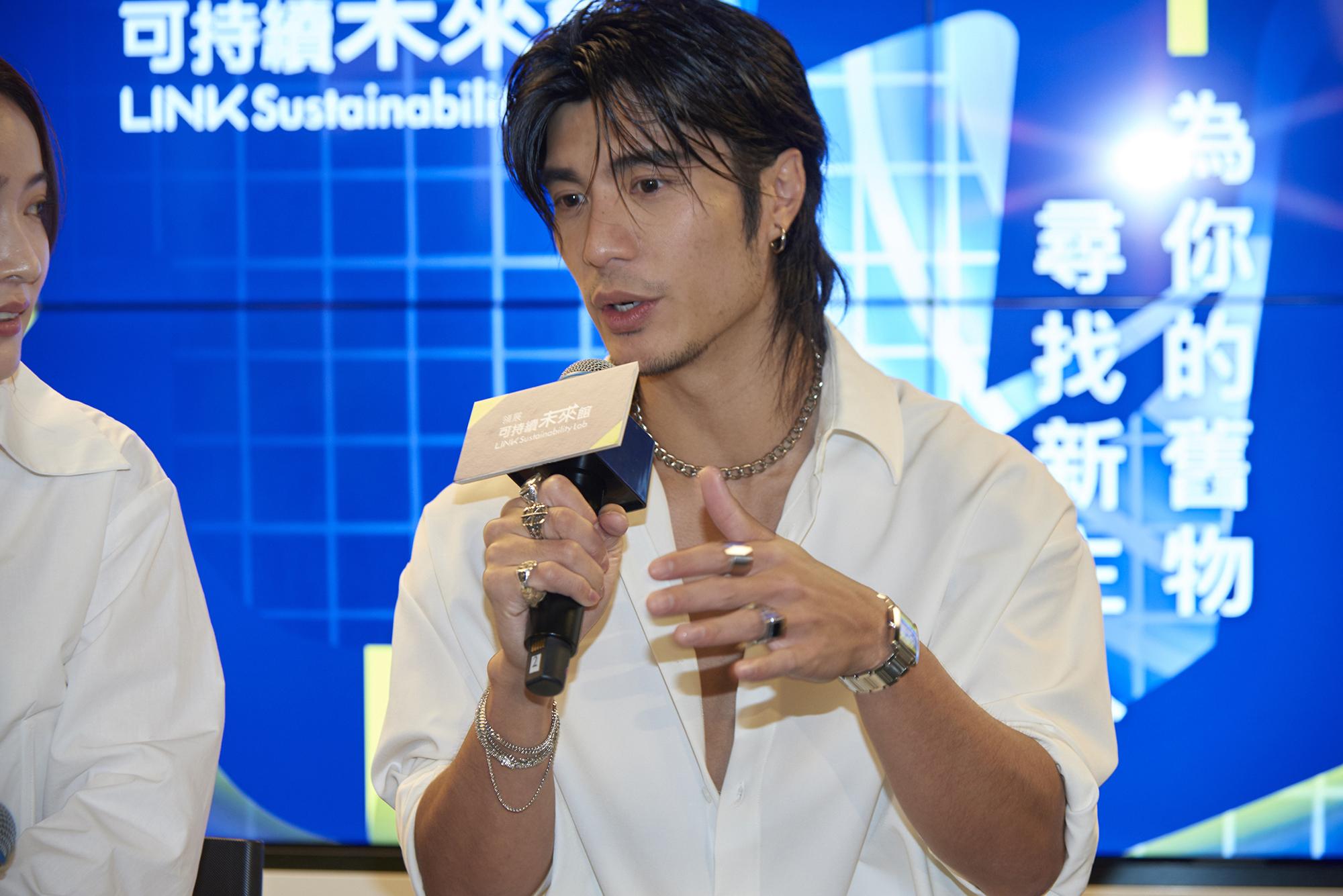 周殷廷分享環保心得。