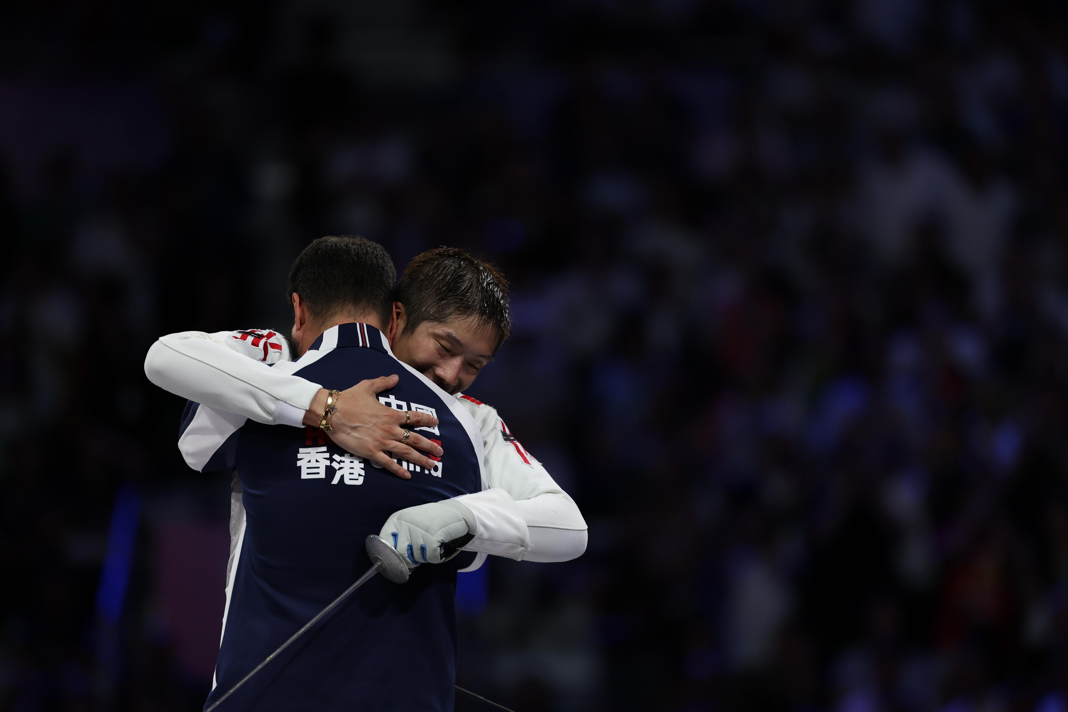 張家朗寄語港人面對挫折不要放棄。(相片由港協暨奧委會提供)