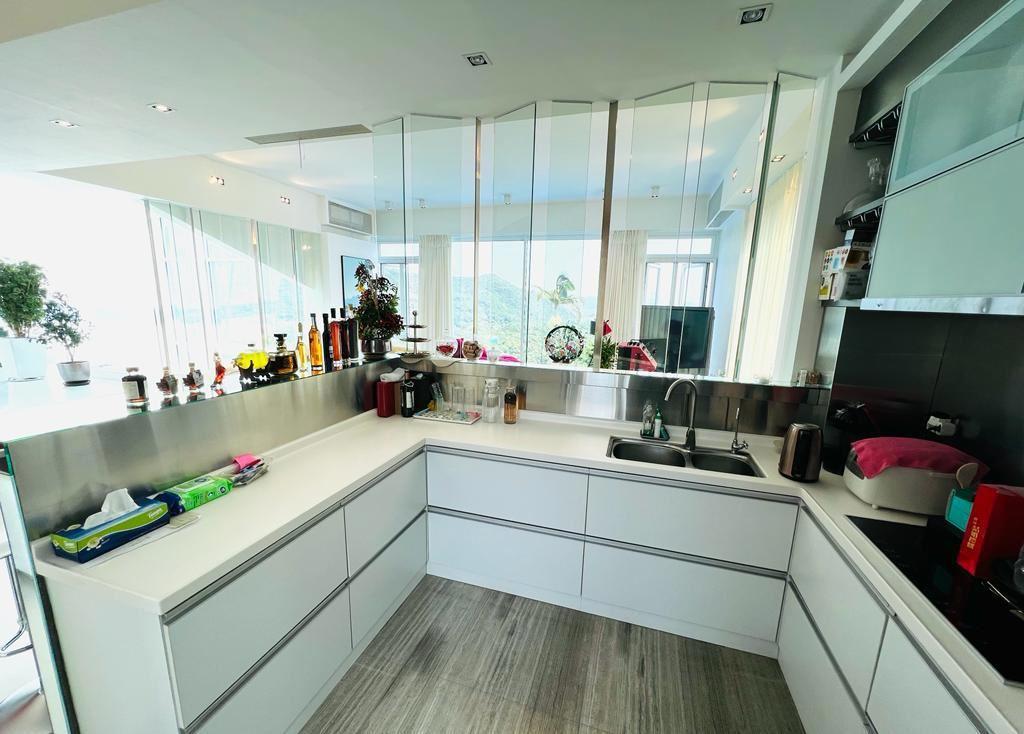 西貢早禾居單號屋的廚房以半開放式設計。(代理提供)