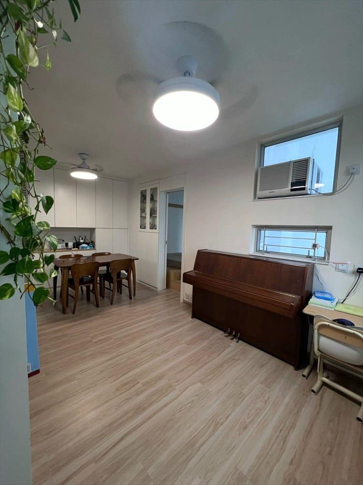 長沙灣凱樂苑低層雅裝兩房,最新以綠表價536萬元易主。(代理提供)