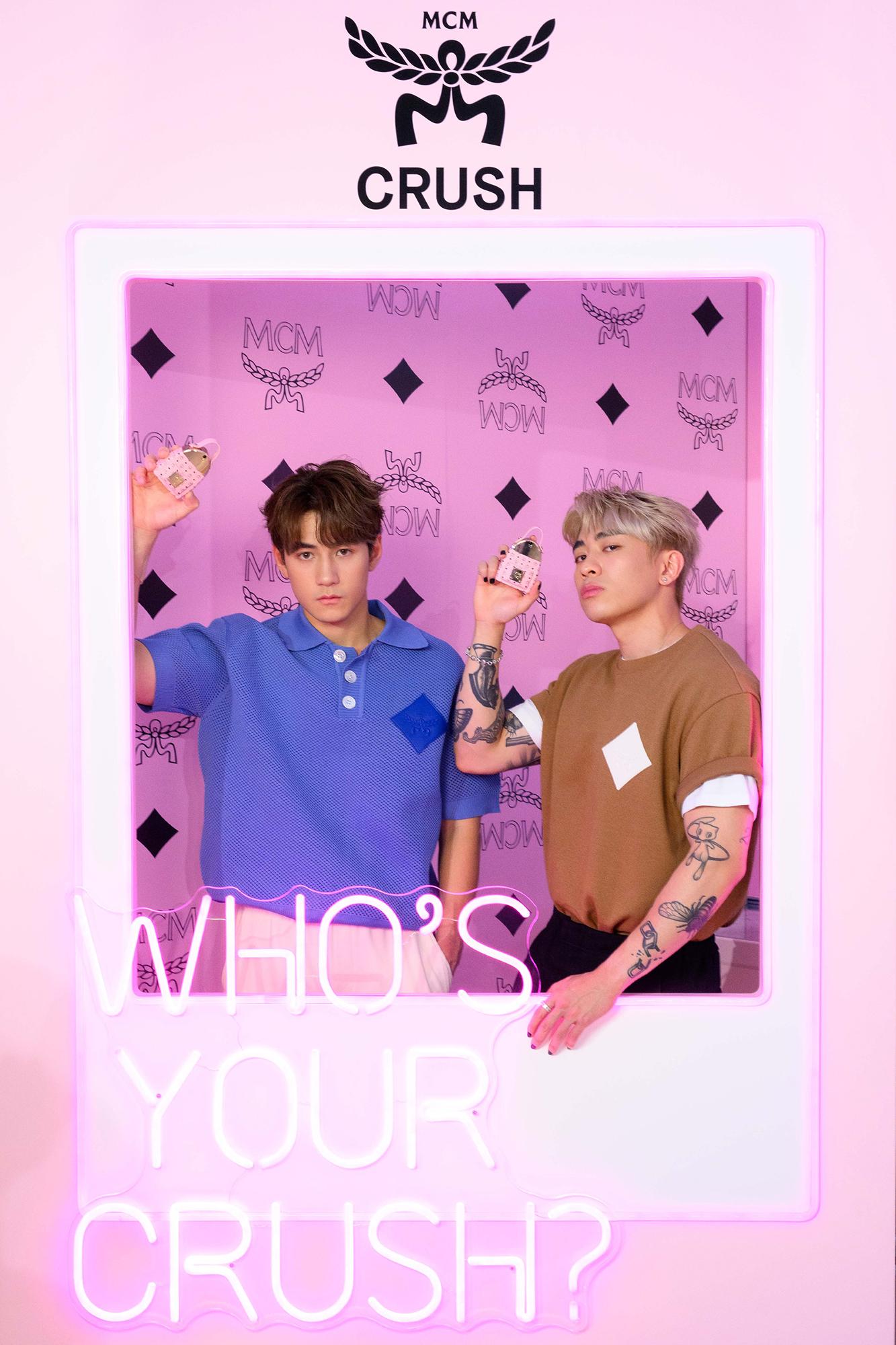 Tyson Yoshi及魏浚笙 (Jeffrey)出席MCM期間限定店的開幕活動。