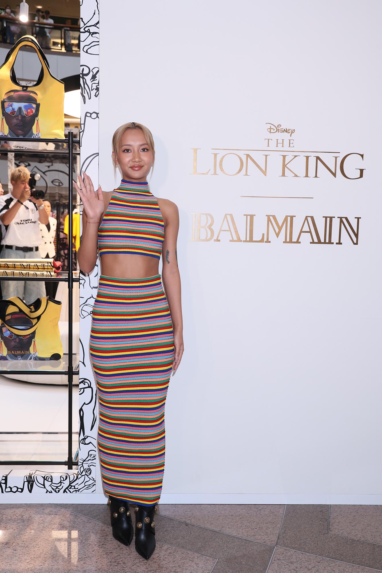 Marf到尖沙咀出席品牌活動。