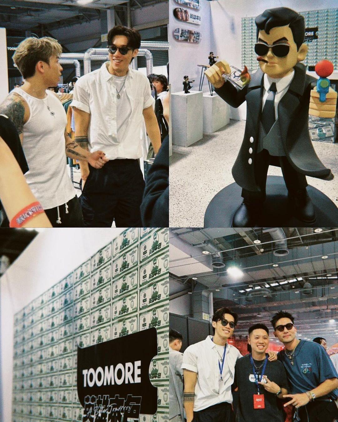 Stanley與Tyson Yoshi同場,未知可有交流操肌心得。