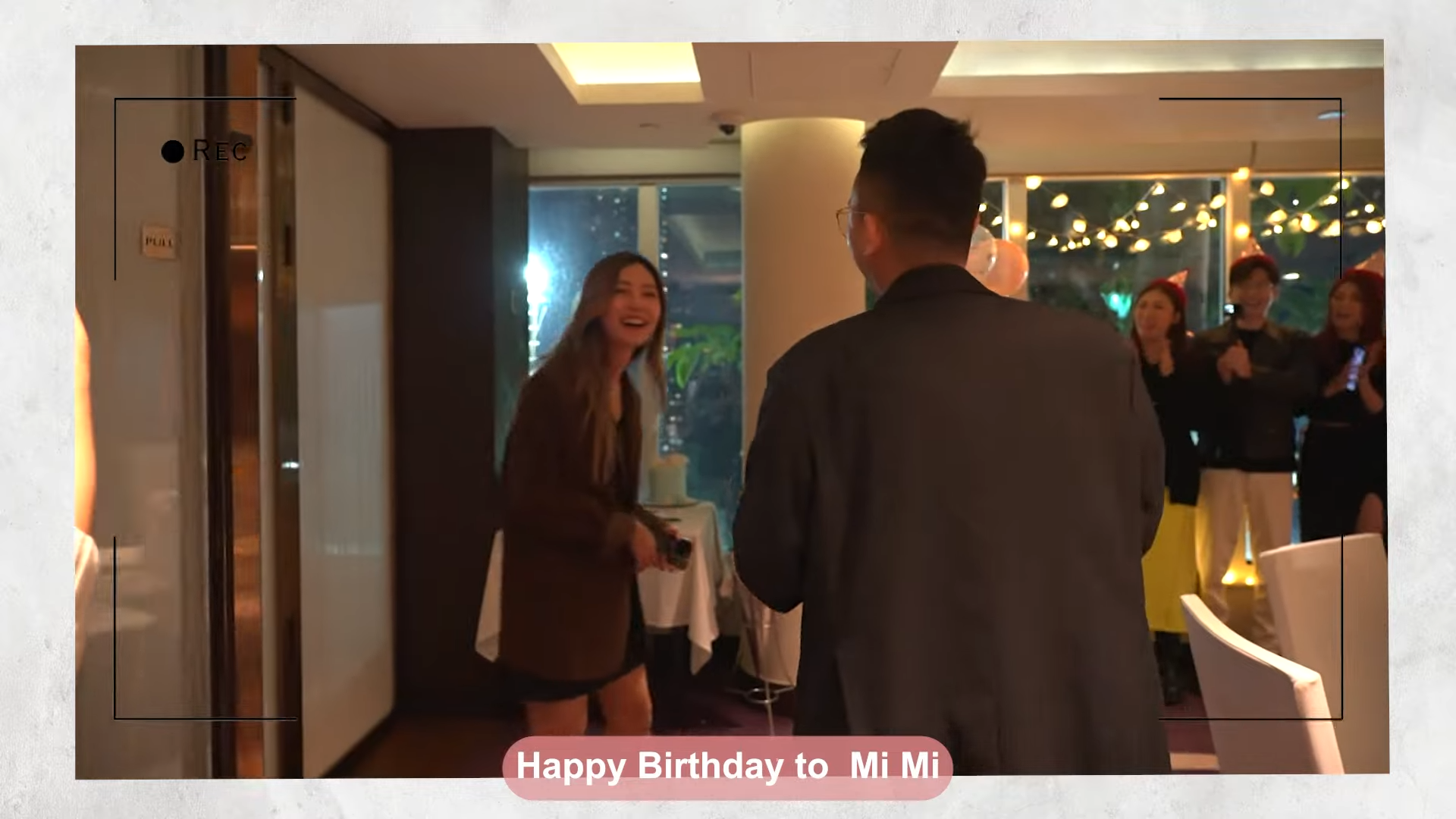 衛詩雅公開求婚片段。