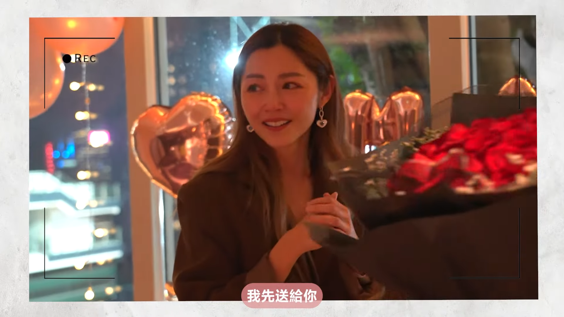 衛詩雅公開求婚片段。