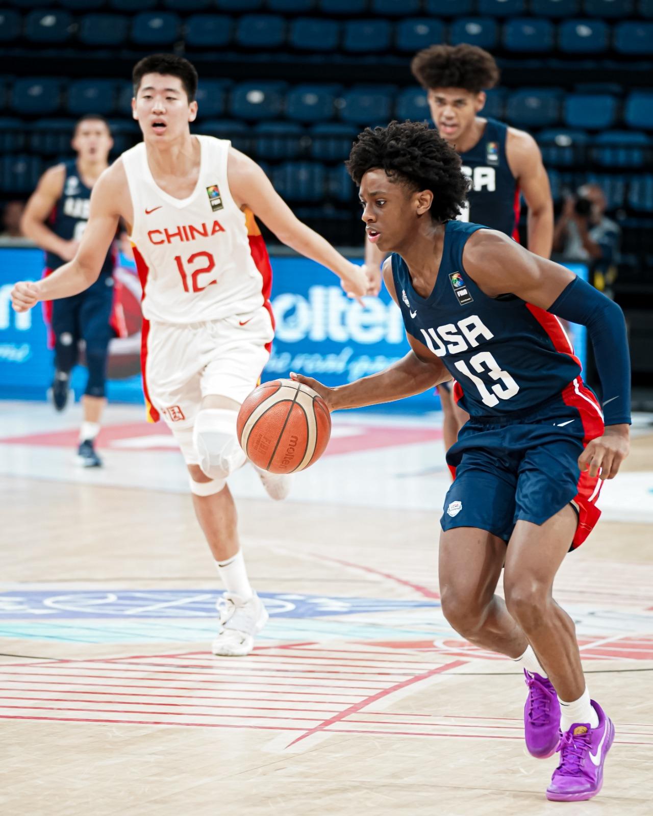 美國在U17世界盃大勝中國。