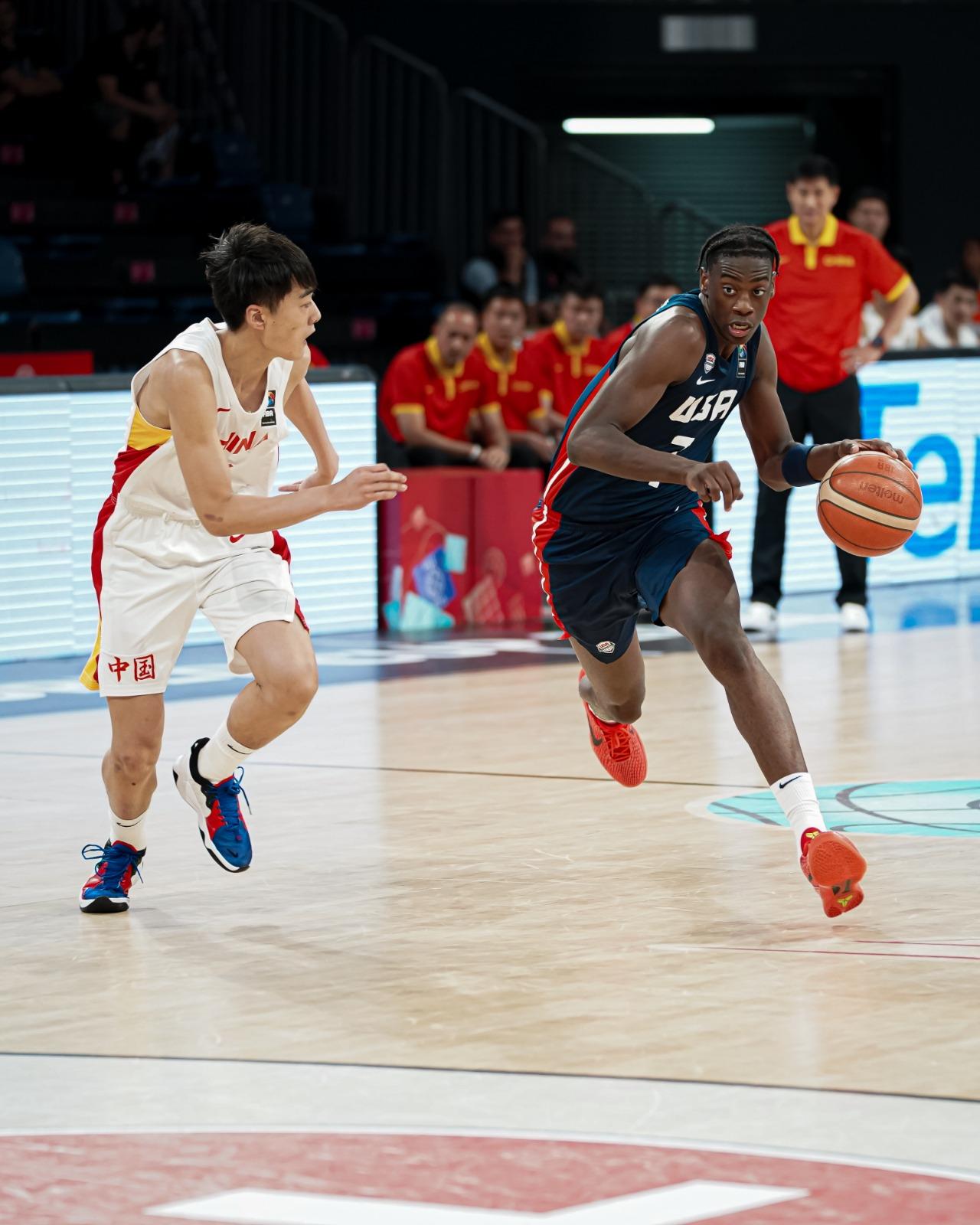 美國在U17世界盃大勝中國。