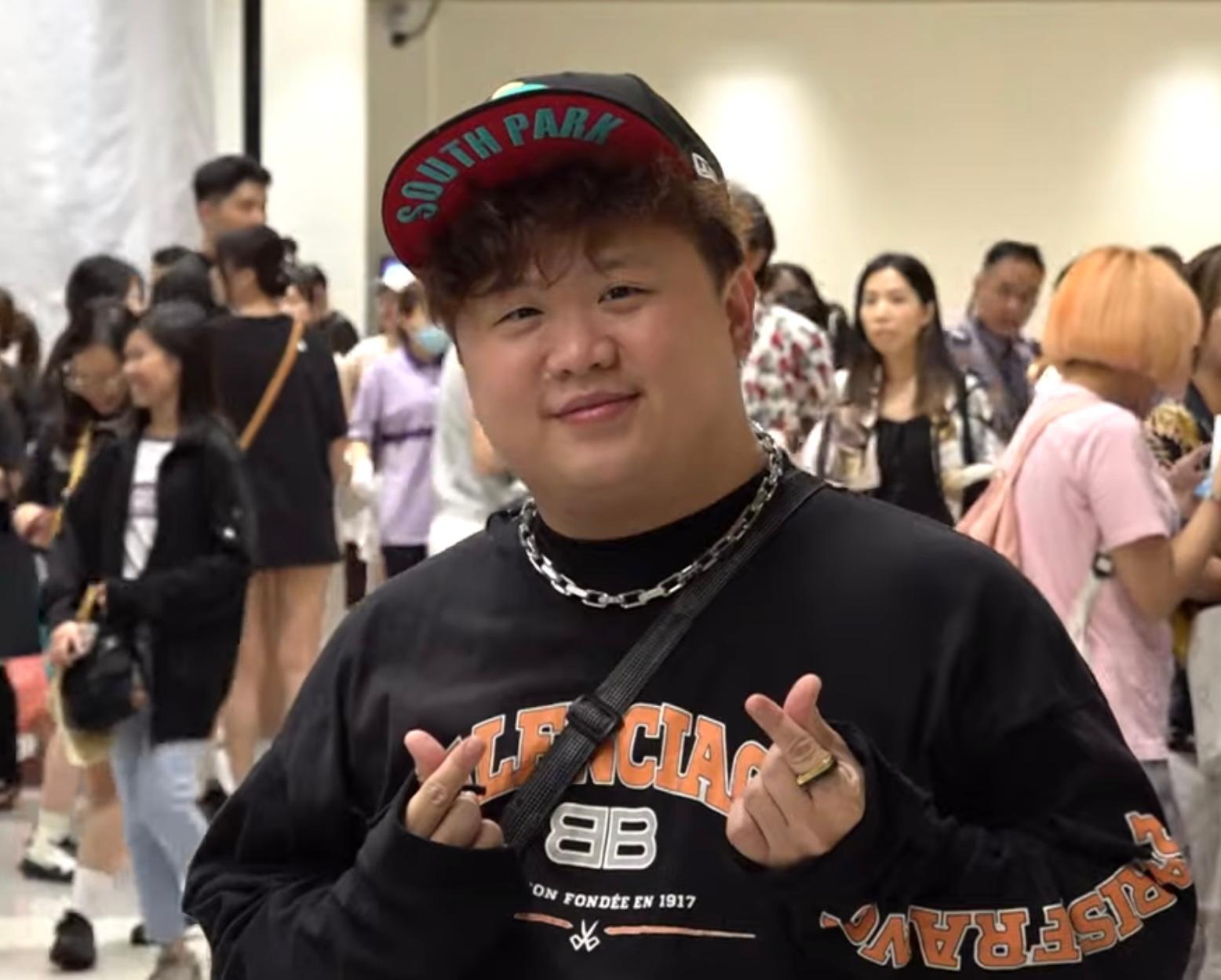 肥仔入場睇Rain演唱會。