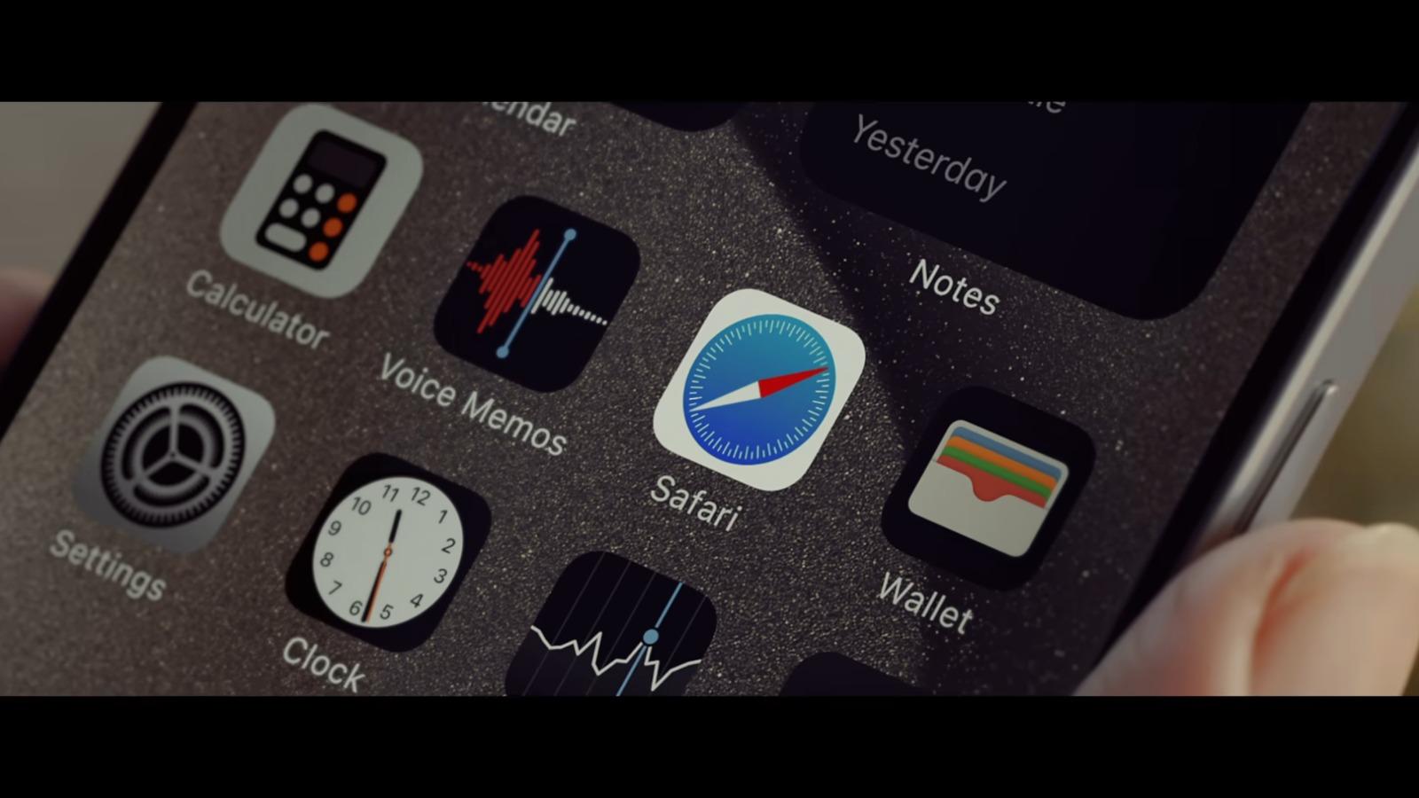 Apple廣告片為Safari宣傳私隱方面優勢。