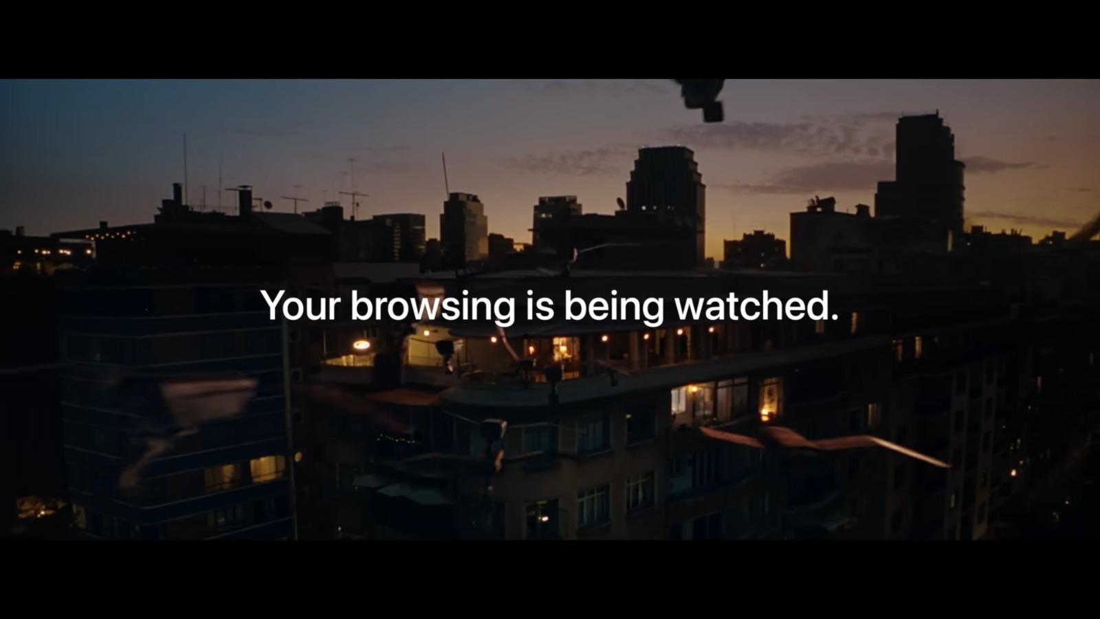 上網被追蹤及 IP地址被鰥現被成為Apple廣告片重點。