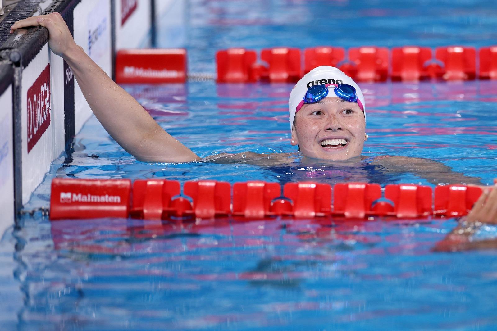 何詩蓓將代表港隊出戰自由式200米決賽。