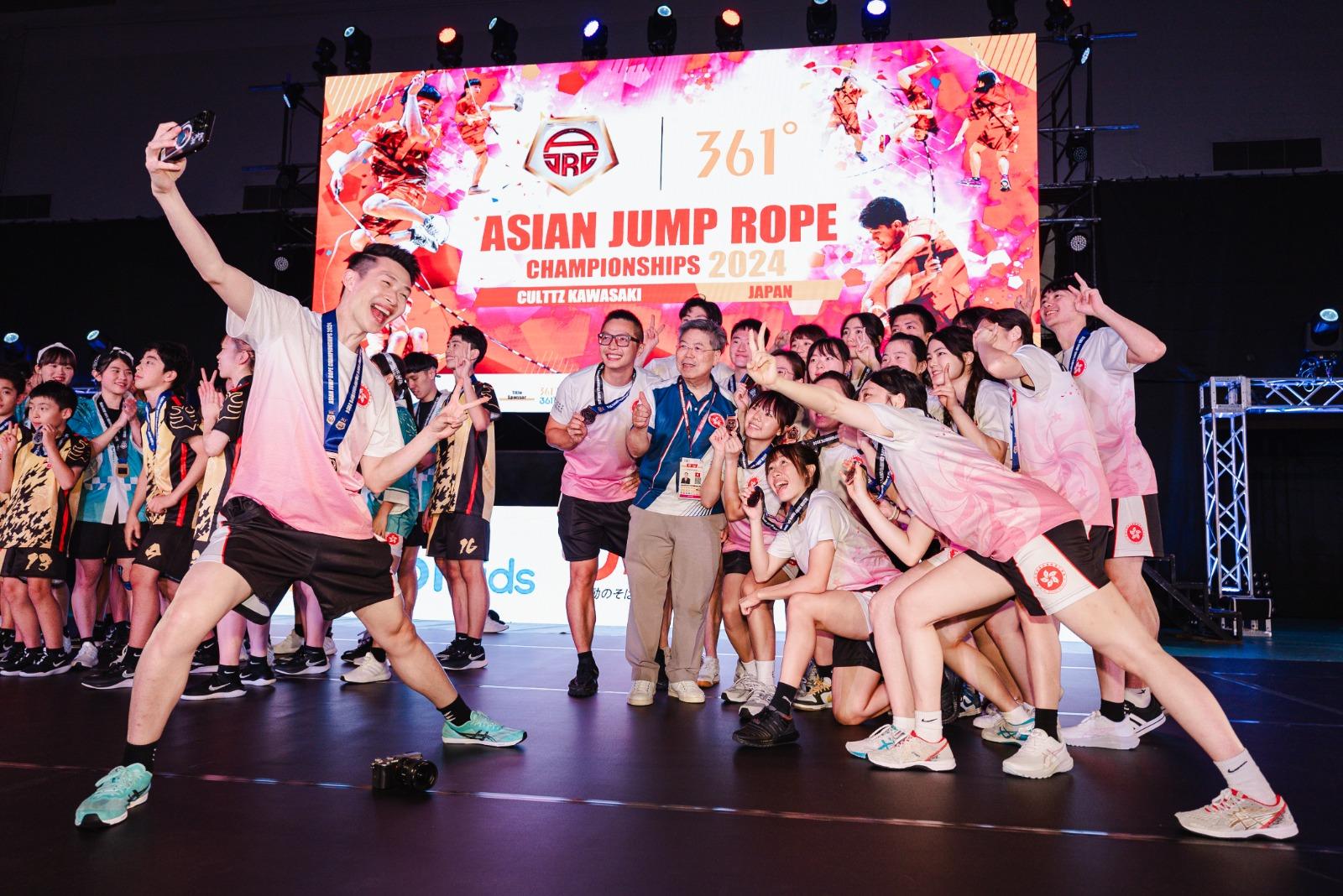 跳繩亞洲錦標賽|港隊在今屆亞洲賽取得佳績。