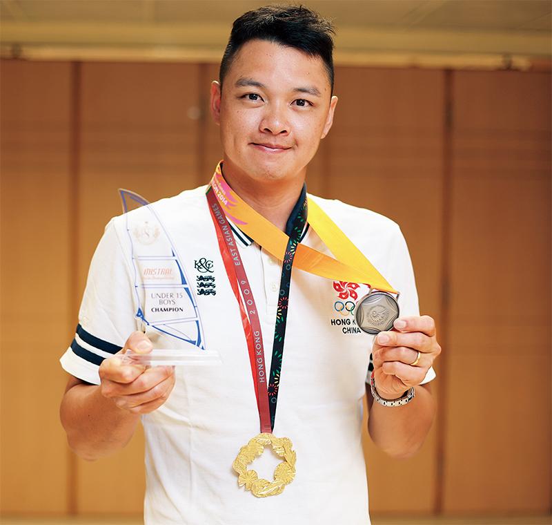 梁灝雋多次代表香港出賽。(警聲)