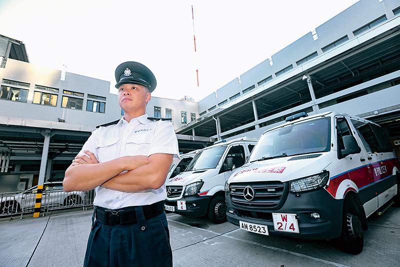 梁灝雋上月成為見習督察。(警聲)