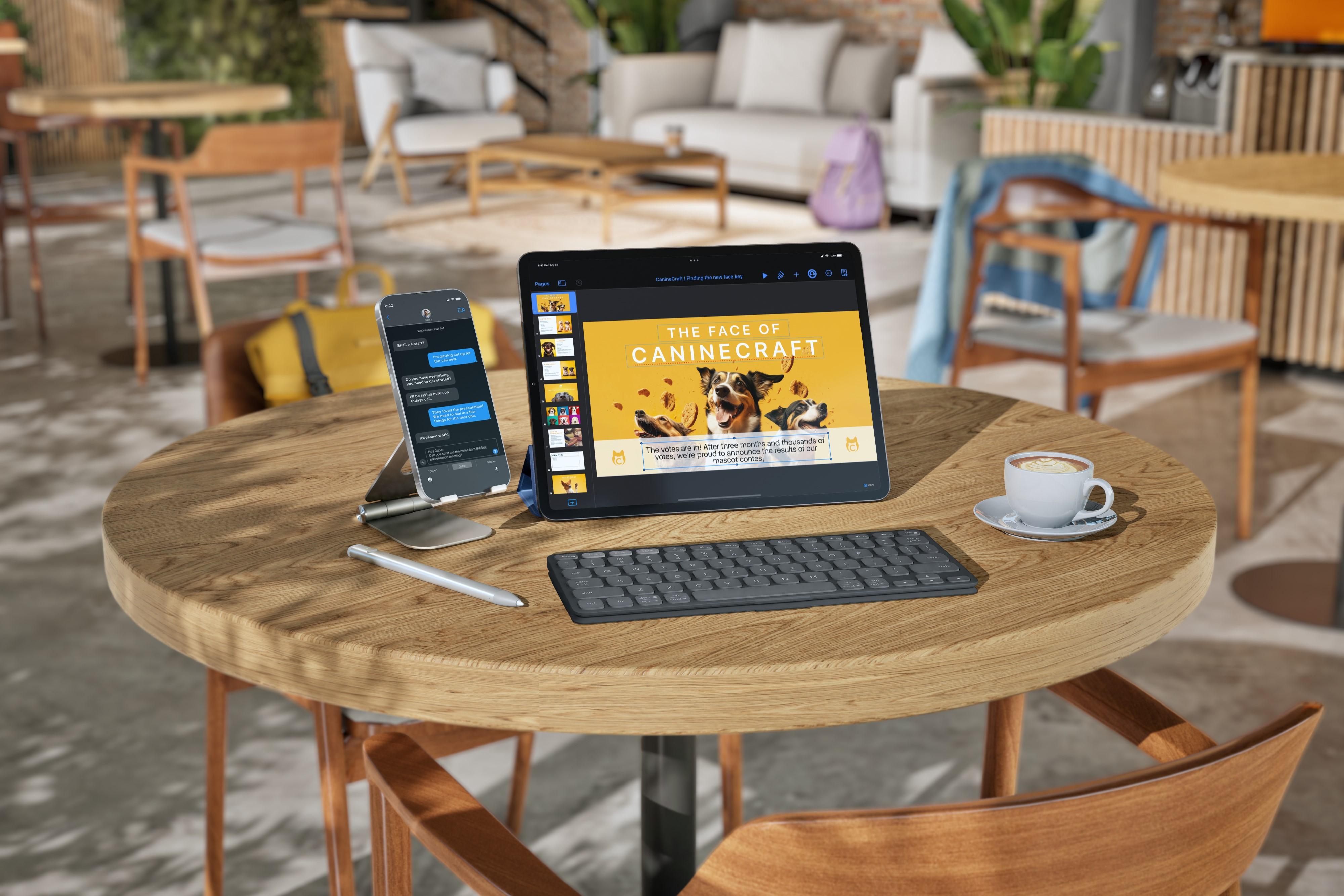 Keys-to-go 2輕巧藍牙鍵盤支援iOS或Android雙系統。