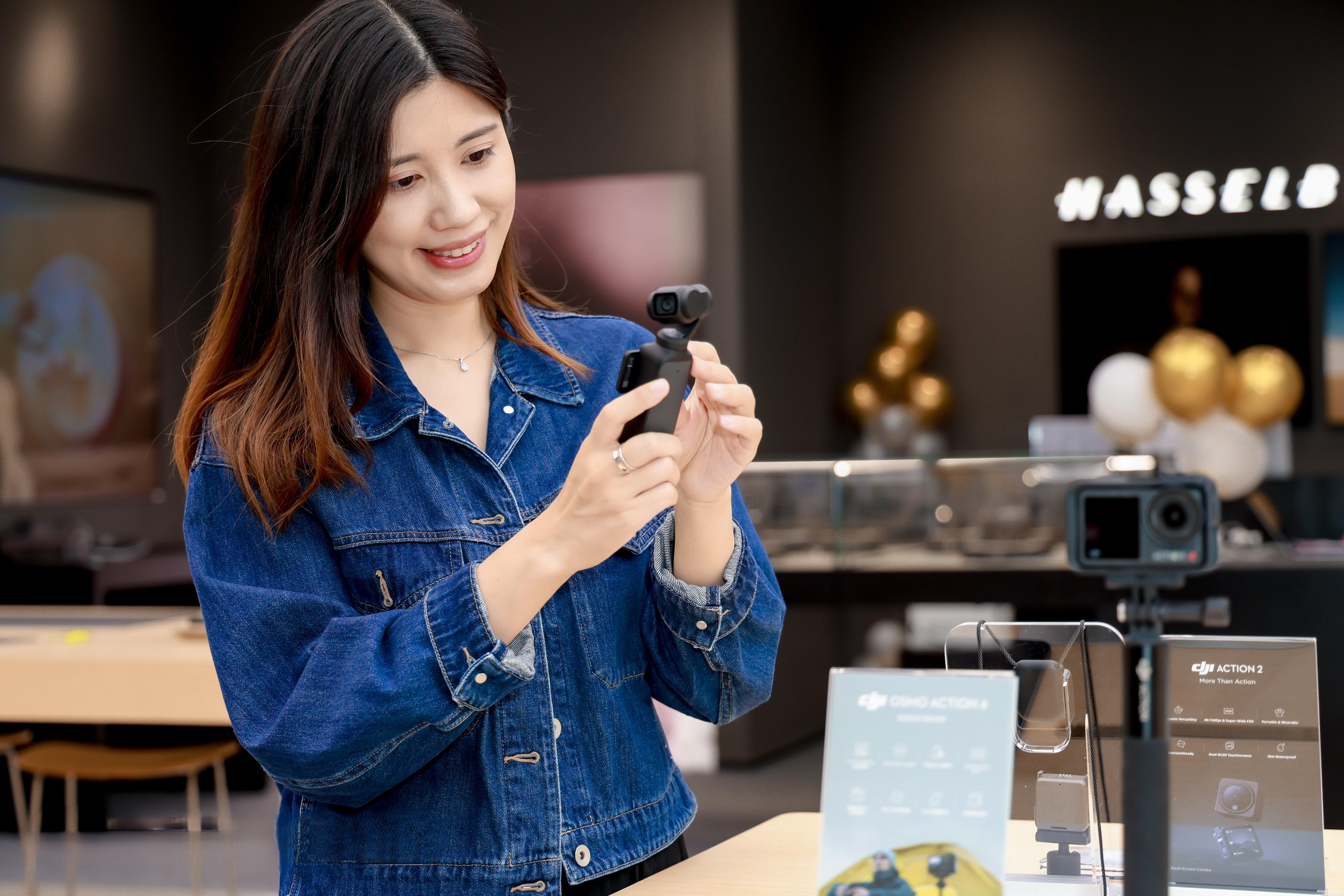 DJI Hasselblad澳門概念店有齊全線產品可以拿上手試玩體驗。