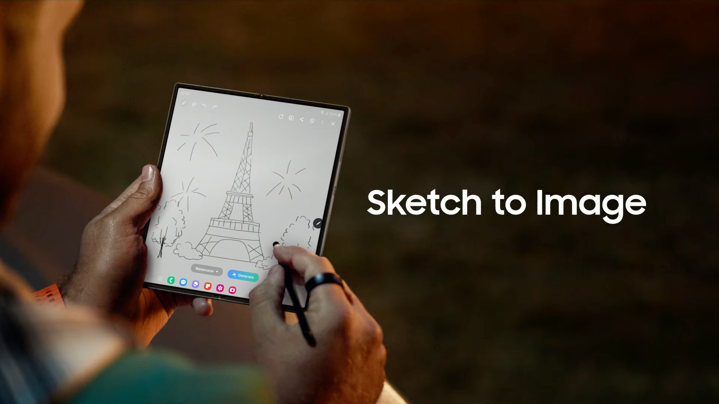 全新草圖轉圖像Sketch to image可將草圖生成圖像。