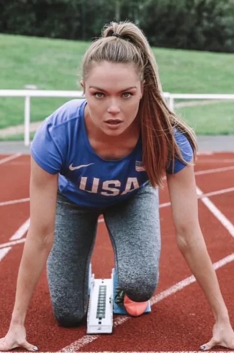 美國田徑女神霍金斯(Chari Hawkins)。(互聯網)