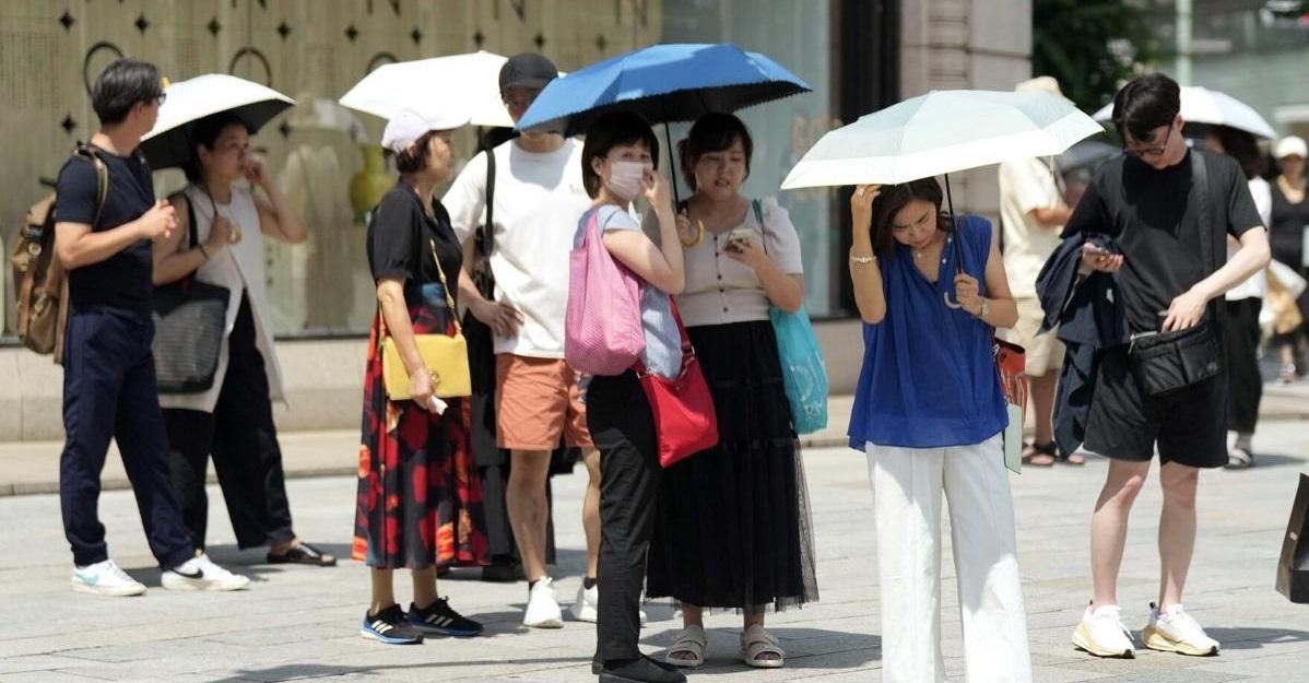 日本廣泛地區近日天氣酷熱。(資料圖片)